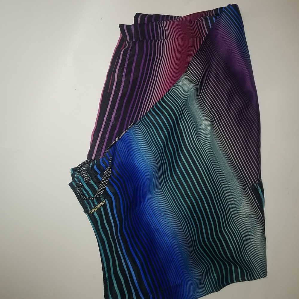 Funky Y2K Ocean Current Men's Board shorts,Swim Trunks.